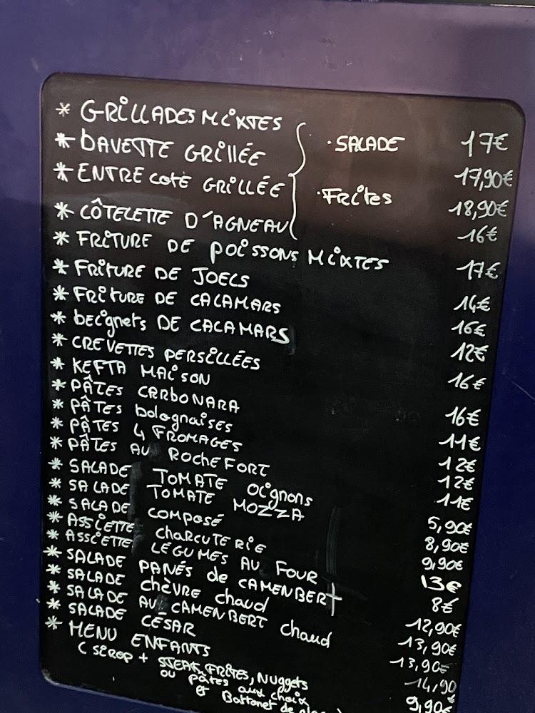 La Pause Du Port - Menu Image 2